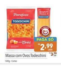 Supermercados Condor Massa com ovos todeschini oferta