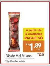 Supermercados Condor Pão de mel milano oferta