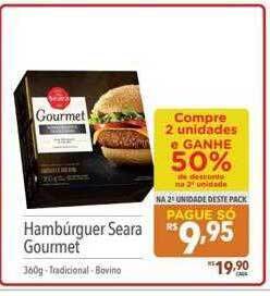 Supermercados Condor Hambúrguer seara gourmet oferta