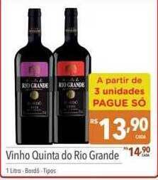 Vinho quinta do rio grande