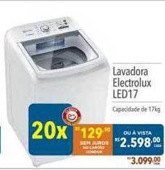Supermercados Condor Lavadora electrolux led17 oferta