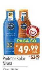 Supermercados Condor Protetor solar nivea oferta