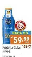 Supermercados Condor Protetor solar nivea oferta