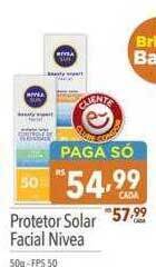 Supermercados Condor Protetor solar facial nivea oferta