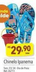 Supermercados Condor Chinelo ipanema oferta