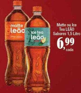 Supermercados Unidos Matte ou ice tea leão oferta