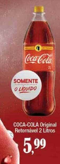 Supermercados Unidos Coca-cola original retornável oferta