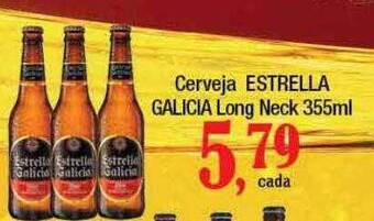 Supermercados Unidos Cerveja estrella galicia long neck oferta