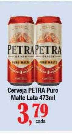 Supermercados Unidos Cerveja petra puro malte oferta