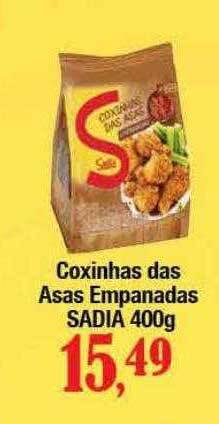 Supermercados Unidos Coxinhas das asas empanadas sadia oferta