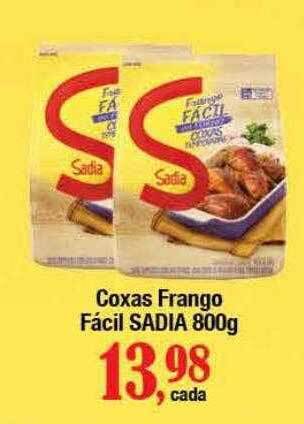 Supermercados Unidos Coxas frango fácil sadia oferta