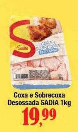 Supermercados Unidos Coxa e sobrecoxa desossada sadia oferta