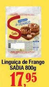 Supermercados Unidos Linguiça de frango sadia oferta
