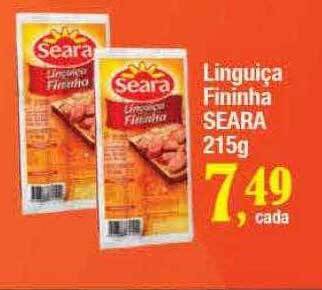 Supermercados Unidos Linguiça fininha seara oferta