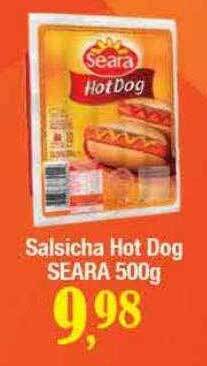 Supermercados Unidos Salsicha hot dog seara oferta