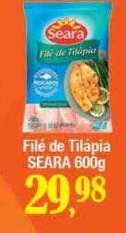 Supermercados Unidos Filé de tilápia seara oferta
