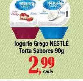Supermercados Unidos Iogurte grego nestlé torta sabores oferta
