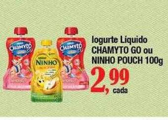 Supermercados Unidos Iogurte líquido chamyto go ou ninho pouch oferta