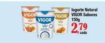 Supermercados Unidos Iogurte natural vigor sabores oferta
