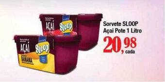Supermercados Unidos Sorvete sloop açai oferta