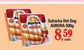 Supermercados Unidos Salsicha hot dog aurora oferta