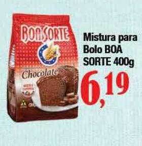 Supermercados Unidos Mistura para bolo boa sorte oferta