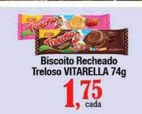 Supermercados Unidos Biscoito recheado treloso vitarella oferta