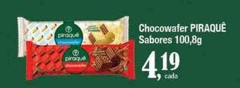 Supermercados Unidos Chocowafer piraquê sabores oferta
