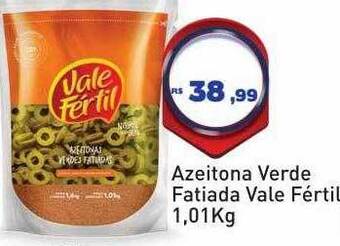 Azeitona verde fatiada vale fértil