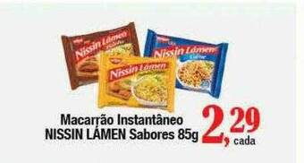Supermercados Unidos Macarrão instantâneo nissin lámen sabores oferta