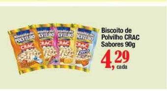 Supermercados Unidos Biscoito de polvilho crac sabores oferta
