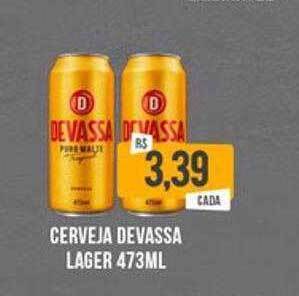 Brasil Supermercados Cerveja devassa lager oferta