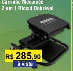 Carrinho mecânico 2 em 1 riosul dobrável