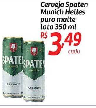 Comper Cerveja spaten munich helles puro malte lata oferta