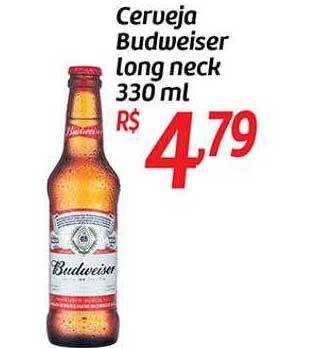 Comper Cerveja budweiser long neck oferta