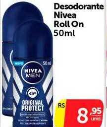 Desodorante nivea roll on