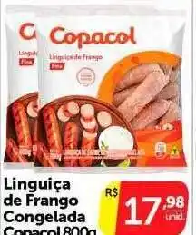 Pires Linguiça de frango congelada copacol oferta