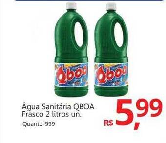 Supermercados Koch Àgua sanitária qboa frasco oferta