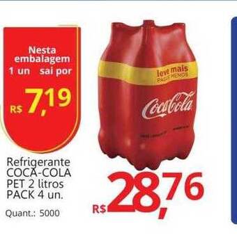 Supermercados Koch Refrigerante coca-cola oferta