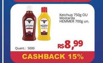 Supermercados Koch Ketchup ou mostarda hemmer oferta