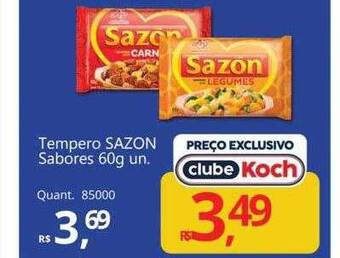 Supermercados Koch Tempero sazon sabores oferta