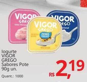 Supermercados Koch Iogurte vigor grego sabores oferta