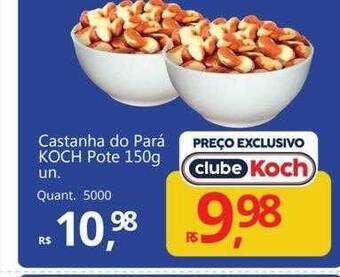 Supermercados Koch Castanha do pará koch oferta