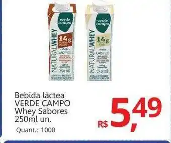 Supermercados Koch Bebida láctea verde campo whey sabores oferta