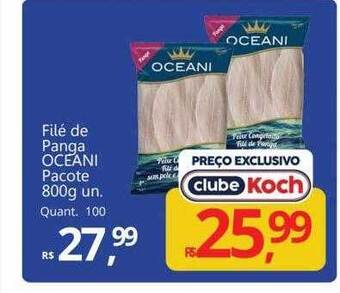 Supermercados Koch Filé de panga oceani oferta