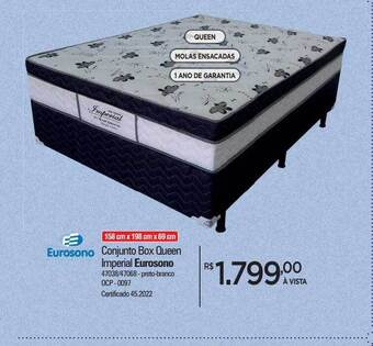 Conjunto box queen imperial eurosono