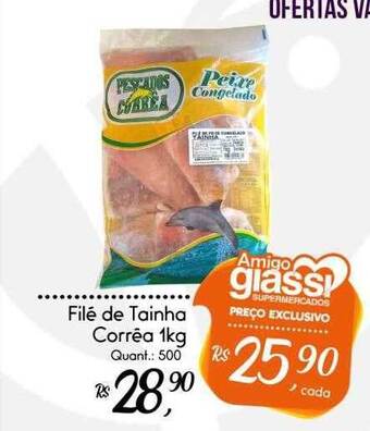 Giassi Supermercados Filé de tainha corrêa oferta