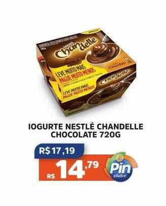 Pinheiro Supermercado Iogurte nestlé chandelle chocolate oferta
