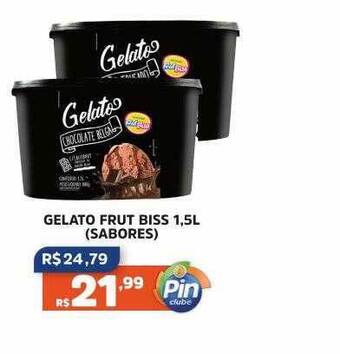 Pinheiro Supermercado Gelato frut biss sabores oferta