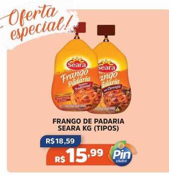 Pinheiro Supermercado Frango de padaria seara kg tipos oferta